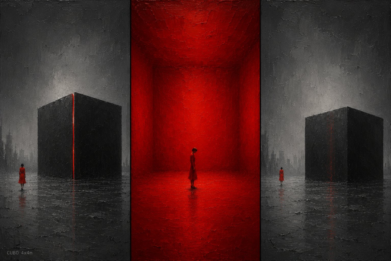 AC|D 4 — the journey, painted as a triptych